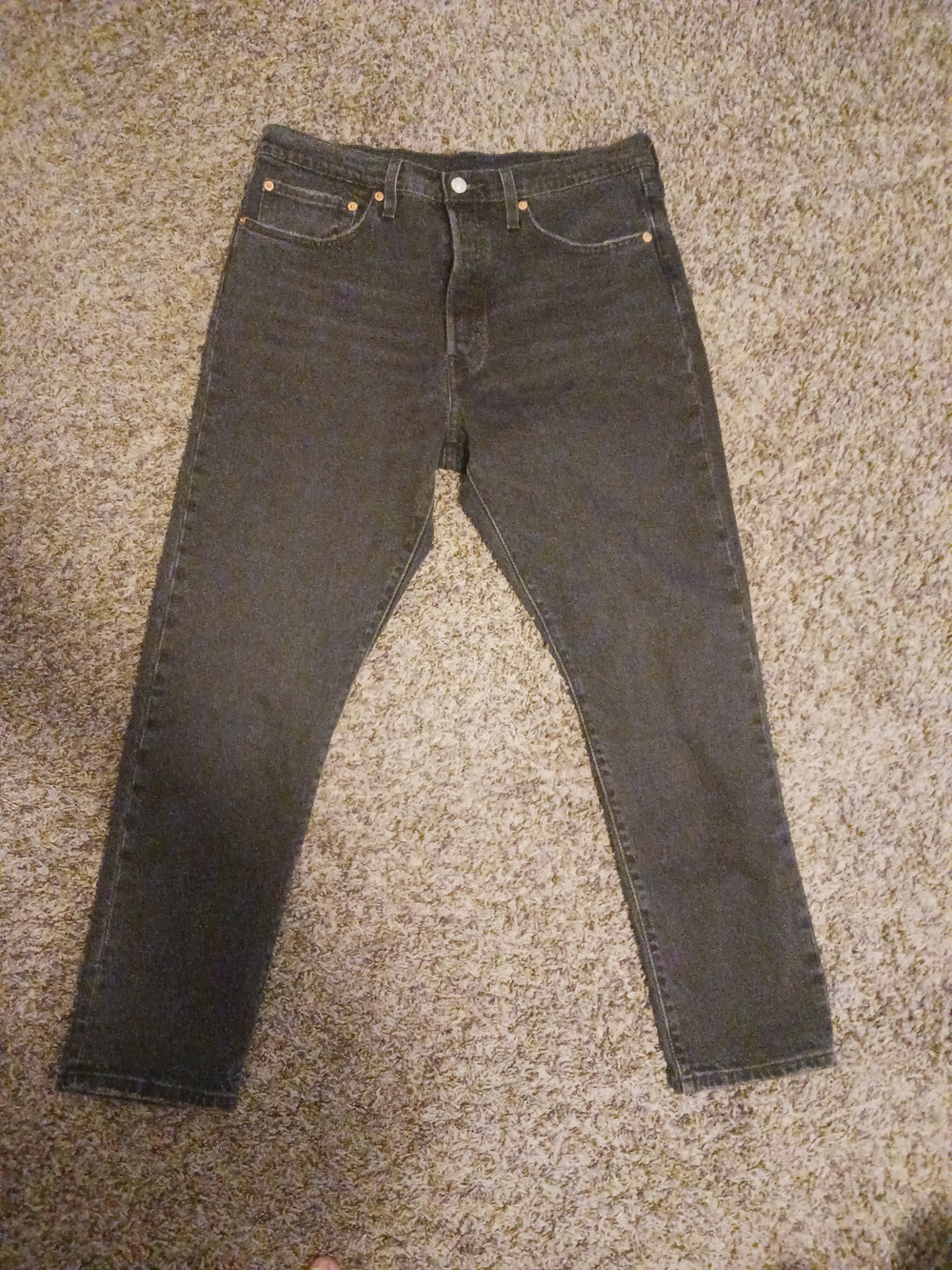 Levi's Women's Slim Straight Black Denim Jeans